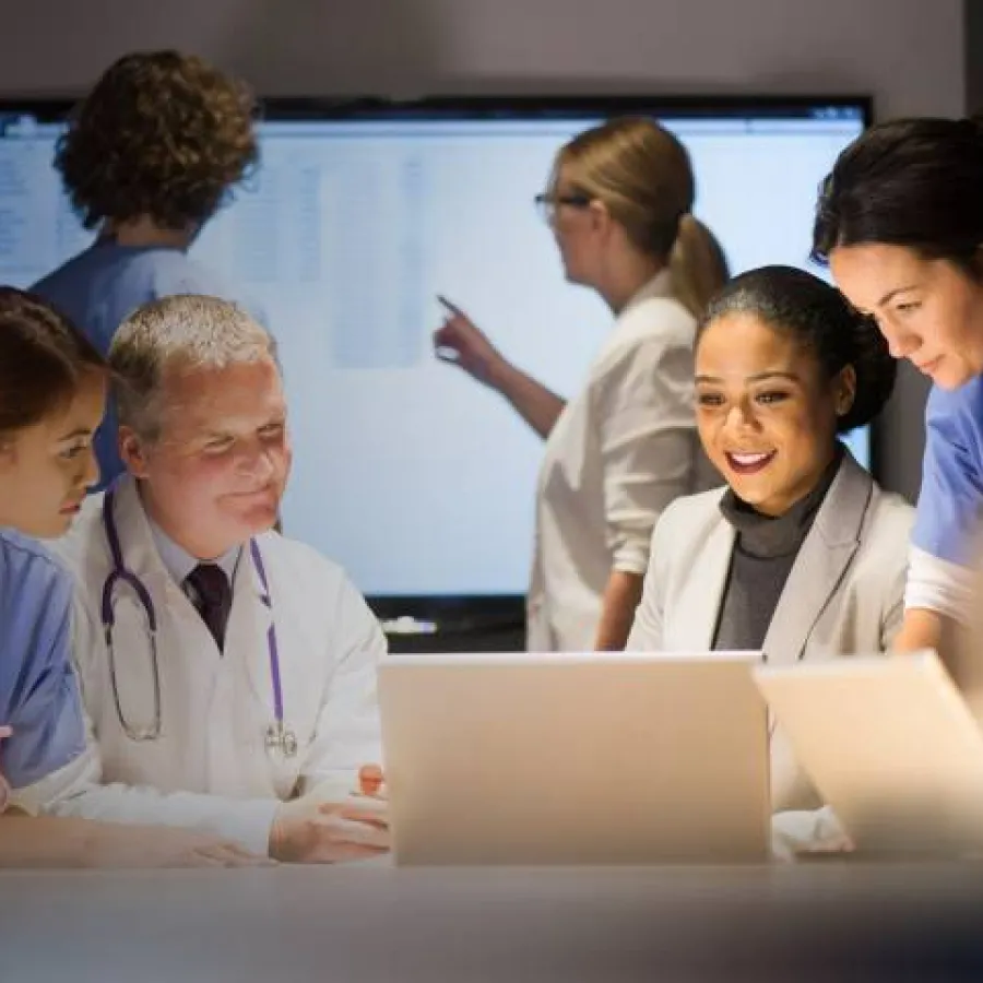 Nurse Executive Leading Team Meeting